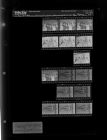 Group of women at formal gathering; Man fishing (15 Negatives), March 28-29, 1966 [Sleeve 95, Folder c, Box 39]
